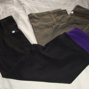 Lululemon Crops, Size 4